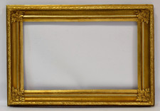 XIX w. Stara drewniana rama Oryginalny stan z blachy Wymiary w złożeniu: 69x43 cm na sprzedaż  PL
