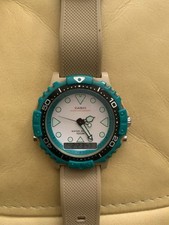 Raro Casio AQ-110 com pulseira de relógio Barton correspondente (valor de US$ 30) e uma nova bateria comprar usado  Enviando para Brazil