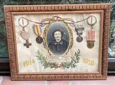 Ww1 cadre médailles d'occasion  Arcueil