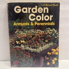 Vintage 1981 Sunset Garden Color Book Annuals & Perennials Landscaping Gardening comprar usado Vintage 1981 Sunset Garden Color Book Annuals & Perennials Landscaping Gardening comprar usado  Enviando para Brazil