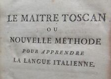 Maitre toscan méthode d'occasion  Aigues-Mortes