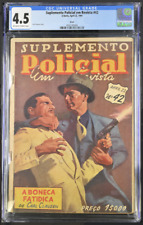 NOVEMBRO DE 1938 HISTÓRIA DE DETETIVE CGC 4.5 POLPA CARL CLAUSEN MAIS BEM CLASSIFICADA BRASIL comprar usado  Enviando para Brazil