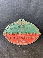 Chevaux plaque concours d'occasion  Chazay-d'Azergues