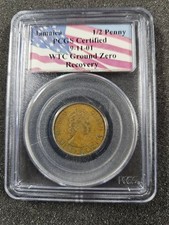 🌟 1962 Jamaica 1/2 centavo PCGS 9-11 torres gêmeas WTC Ground Zero Recovery comprar usado  Enviando para Brazil