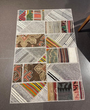 Tapete decorativo feito à mão, tapete de retalhos de 3 x 5 pés, tapete de quarto, tapete de cozinha comprar usado  Enviando para Brazil
