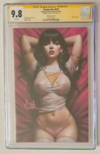 Vampirella #672 | Will Jack exclusivo logotipo vamp variante rosa | ASSINADO CGC 9,8 SS comprar usado  Enviando para Brazil