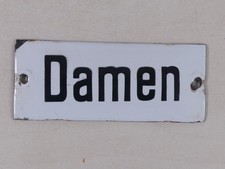 Altes emailschild toilettensch gebraucht kaufen  Wiesbaden