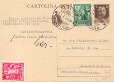 1933 cartolina postale usato  Palermo