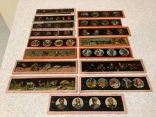 16 Slides de Vidro Vintage Lanterna Mágica - Cênica, Pássaros, Cães, Gatos, Generais Etc comprar usado  Enviando para Brazil