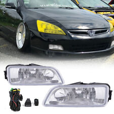 Ajuste para Honda Accord 2003-2007 4DR para-choque dianteiro lâmpada de farol de neblina de direção com fiação comprar usado  Enviando para Brazil
