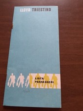 Opuscolo lloyd triestino usato  Senigallia