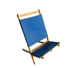 Cadeira Byer "The Maine Lounger" azul para acampamento ou praia feita nos EUA anos 90 comprar usado  Enviando para Brazil