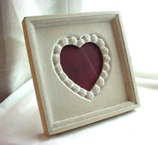 framed wood shape heart for sale  Fairfax