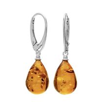 Plain amber dangle for sale  WOLVERHAMPTON