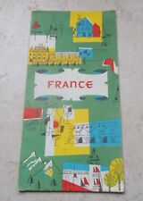 Vintage road map d'occasion  Bayeux