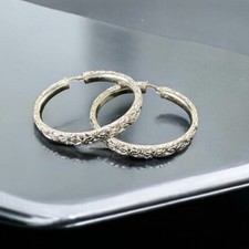 Brincos de argola de prata esterlina designer Atasay Kuyumculuk assinado 925 AK Turquia, usado comprar usado  Enviando para Brazil