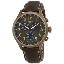 Usado, Relógio masculino Tissot Chrono XL quartzo mostrador cáqui T116.617.36.092.00 comprar usado  Enviando para Brazil