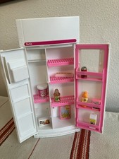 Muñeca Barbie vintage refrigerador congelador mucho que hacer cocina 1994 con algo de comida segunda mano  Embacar hacia Mexico