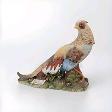 Porcellana statua fagiano usato  Napoli