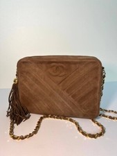 Chanel camera suede for sale  WORCESTER