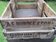 Wooden fruit crate for sale  COLCHESTER