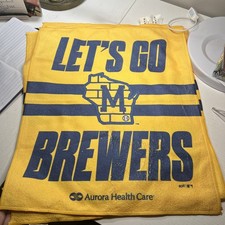 Usado, 2025 Milwaukee Brewers NLCS jogo 1 toalha de rally - 13/10/25 Lets Go Brewers comprar usado  Enviando para Brazil