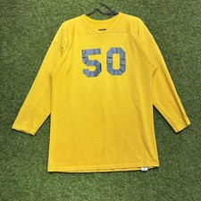 Usado, Camisa masculina vintage Russell Athletic Football XL amarela mineiros #50 anos 70 comprar usado Usado, Camisa masculina vintage Russell Athletic Football XL amarela mineiros #50 anos 70 comprar usado  Enviando para Brazil