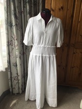 Cheesecloth shirred white for sale  IPSWICH