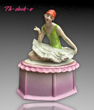 Boite poudrier porcelaine d'occasion  Le Havre-