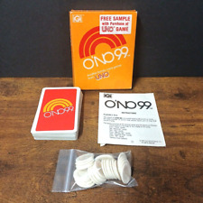Vintage O'NO99 Jogo de Cartas da UNO 1980, COMPLETO com Cartas de Instruções e Fichas  comprar usado  Enviando para Brazil