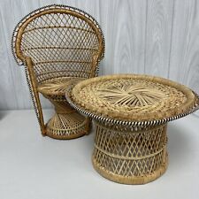 Vtg peacock chair for sale  Marlton