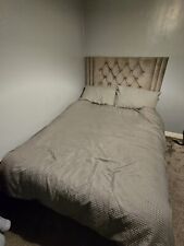 Plush velvet divan for sale  MANCHESTER