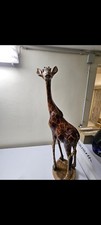 Handgefertigte holzgiraffe afr gebraucht kaufen  Köln