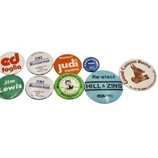 Vintage political pins for sale  Rockford