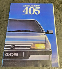 Brochure de Vente  PEUGEOT 405 dont MI 16 - 1988 - Bel Etat. comprar usado  Enviando para Brazil
