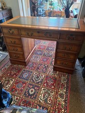 Chesterfield leather desk for sale  STOCKPORT