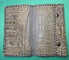 Brown leather wallet for sale  MANCHESTER