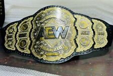 Cinto Aew All Elite World Championship título de luta livre tamanho adulto 2mm metal novo, usado comprar usado  Enviando para Brazil