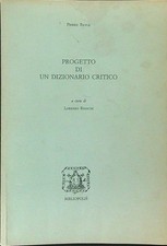 Progetto dizionario critico usato  Italia