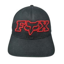 Usado, Chapéu FOX Head Fitted preto G/XL bordado leve flexfit 6 painéis comprar usado  Enviando para Brazil