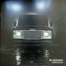 289613) Land Rover Defender - tech. Daten & Ausstattungen - Prospekt 03/2004 comprar usado  Enviando para Brazil
