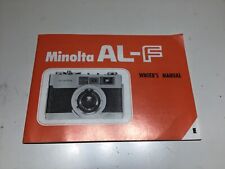 Mode emploi minolta d'occasion  Le Plessis-Trévise