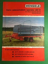Brochure mengele trattore usato  Catania