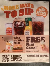 Sheet burger king for sale  Fremont