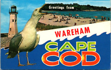 Usado, Cadeira salva-vidas Greetings Wareham Cape Cod gaivota farol casas de praia UNP comprar usado  Enviando para Brazil