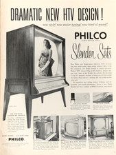 Usado, Conjuntos de consoles Philco Slender Televison impressão vintage anúncio 1958 #0892 comprar usado  Enviando para Brazil