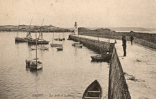 Cpa erquy jetee d'occasion  Saint-Amans-Soult