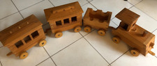 Holzzug holzeisenbahn gross gebraucht kaufen  Fürth