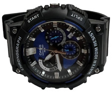 Relógio esportivo masculino Casio 5490 MCW-200H cronógrafo preto e azul analógico resina comprar usado  Enviando para Brazil