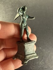 QUALIDADE MUSEU ANTIGO ROMANO BRONZE ESTATUETA DE EROS CERCA DE 300AD EXCELENTE comprar usado  Enviando para Brazil